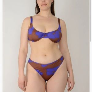 Nu Swim Rosa Swimsuit Underwire Top and High Cut Bottom